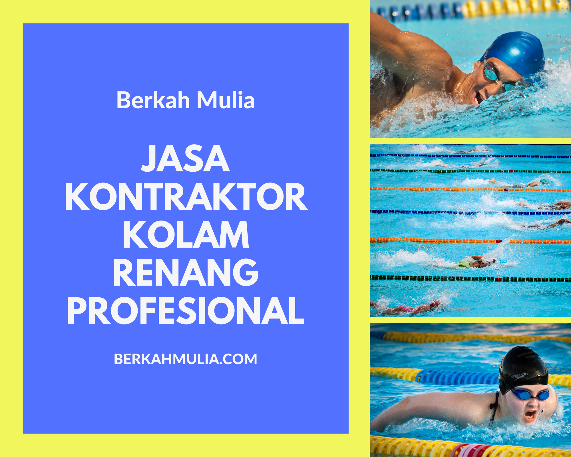 Blue and Yellow Sports Photo Collage(3)